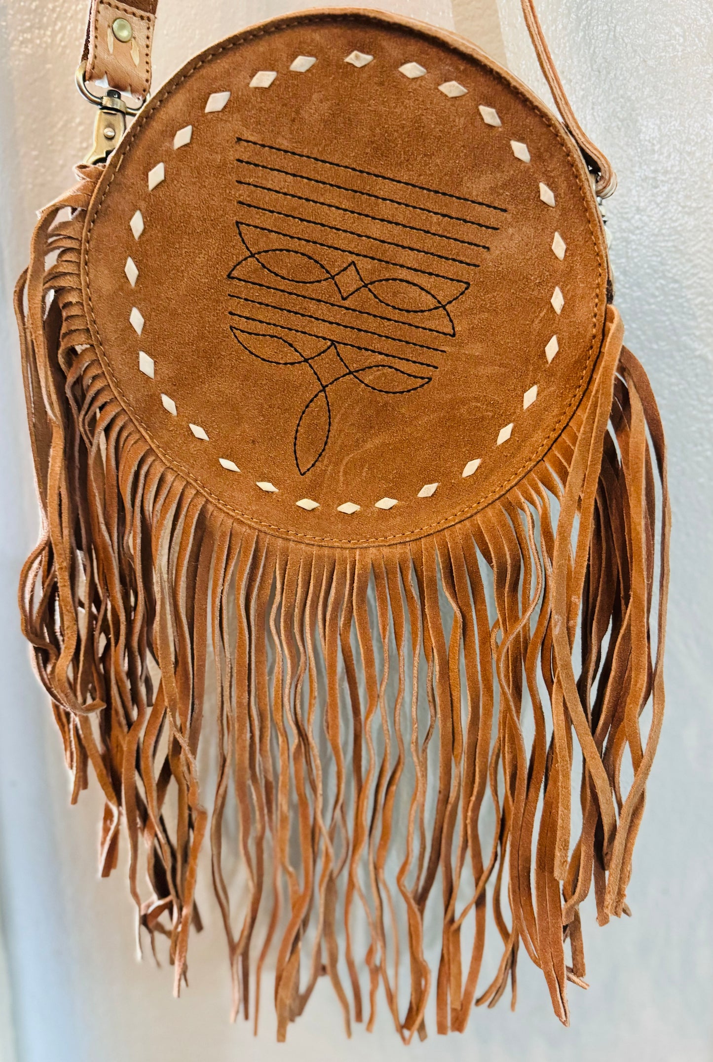 boot stitch canteen bag