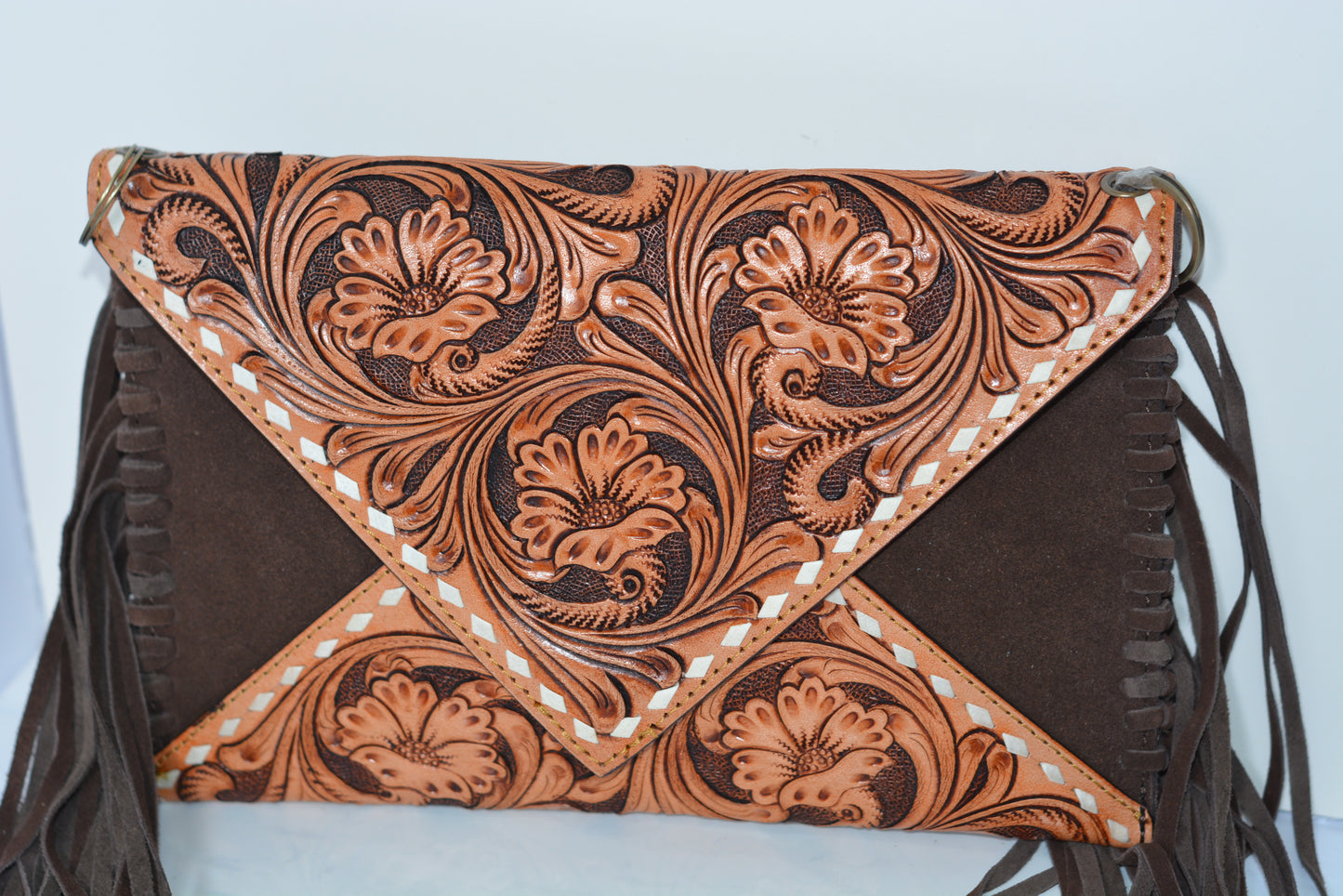 Hand Tooled envelope bag