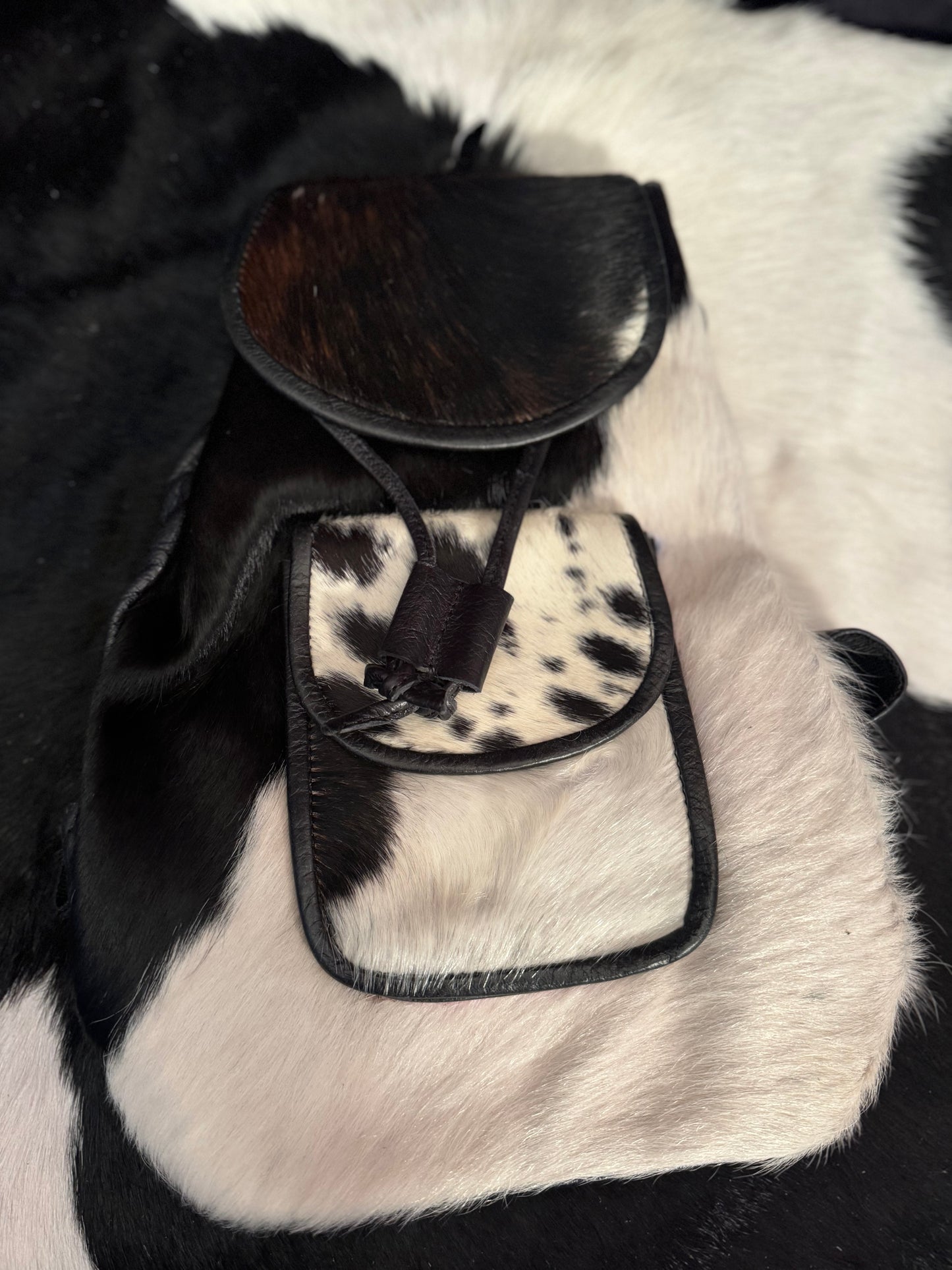 Small cowhide Cinch backpack