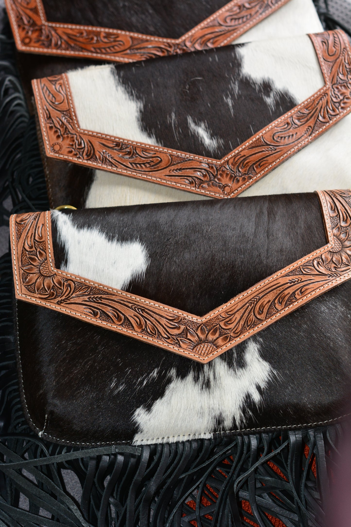Fringe hide Elegance Crossbody