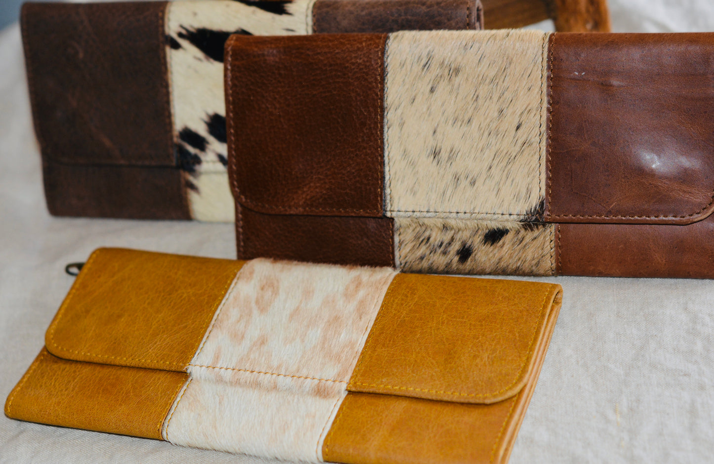 Leather and hide wallet