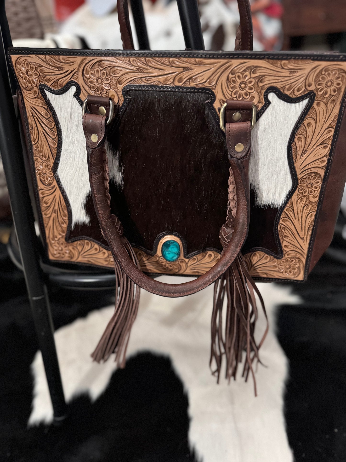 western Elegance cowhide bag
