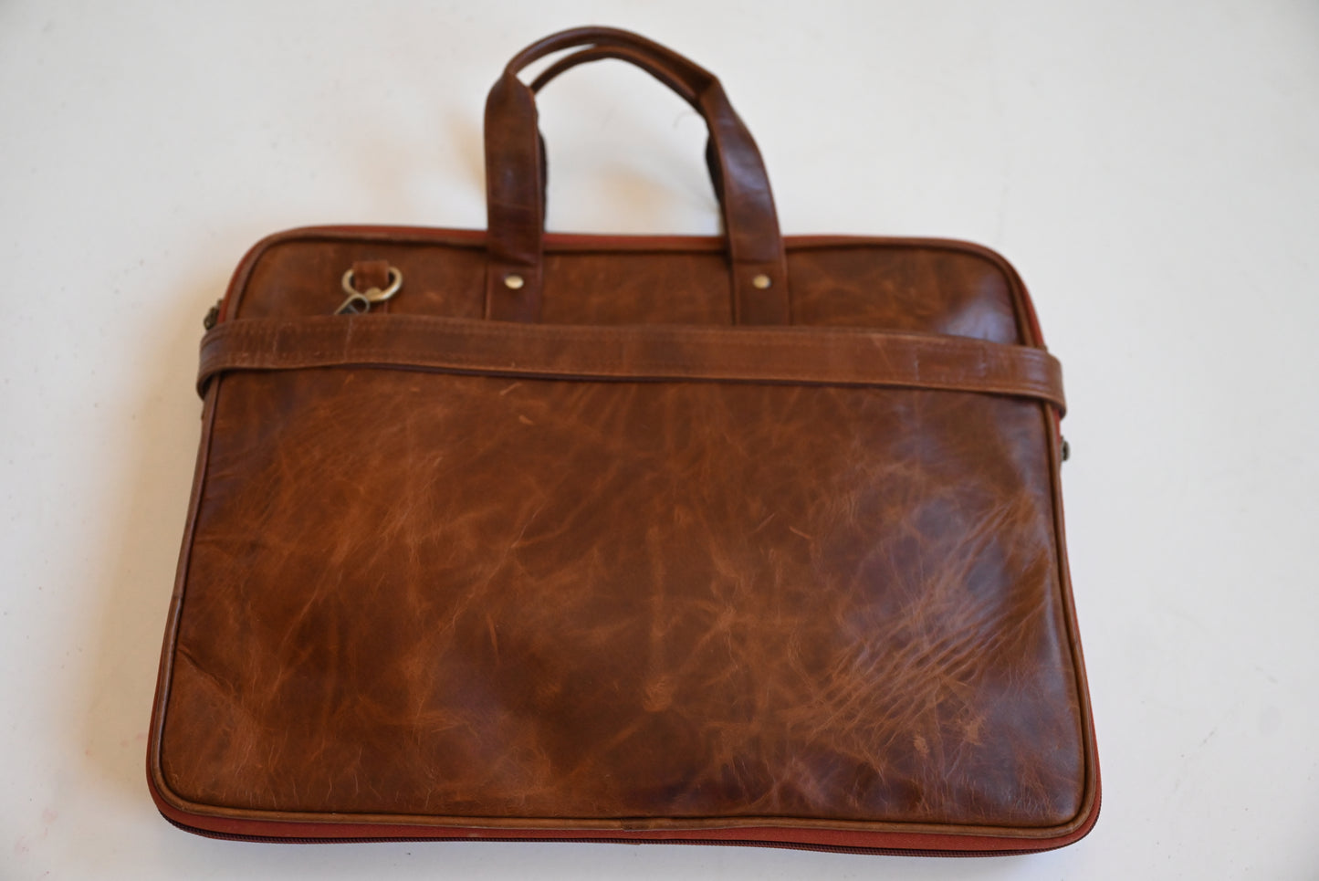 leather laptop bag