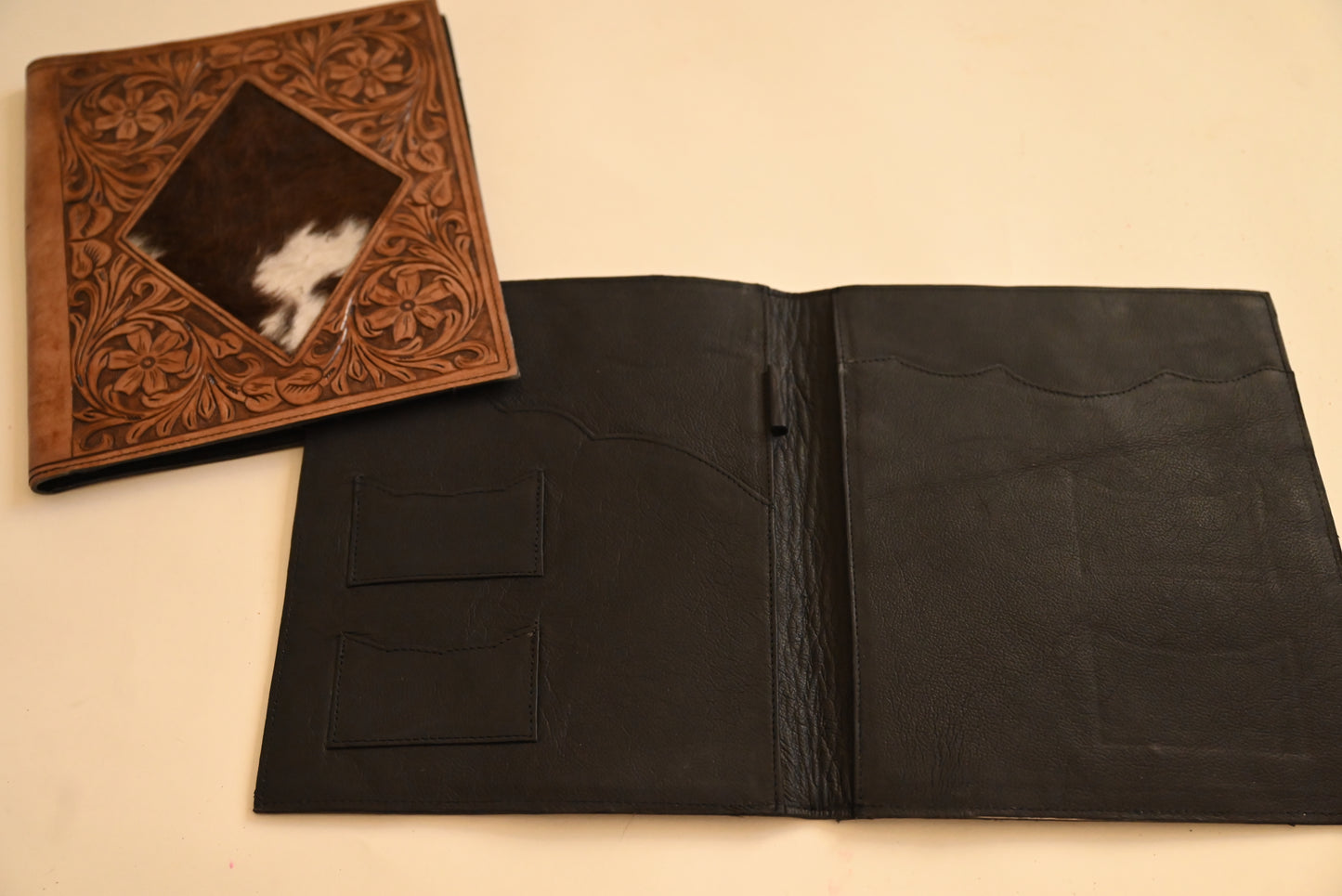 Tooled leather Portfolio