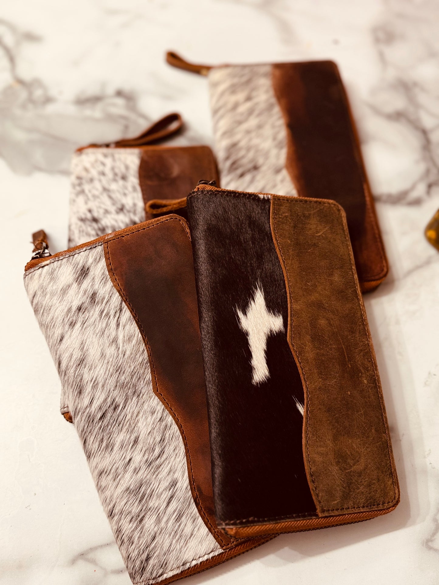 weathered hide wallet