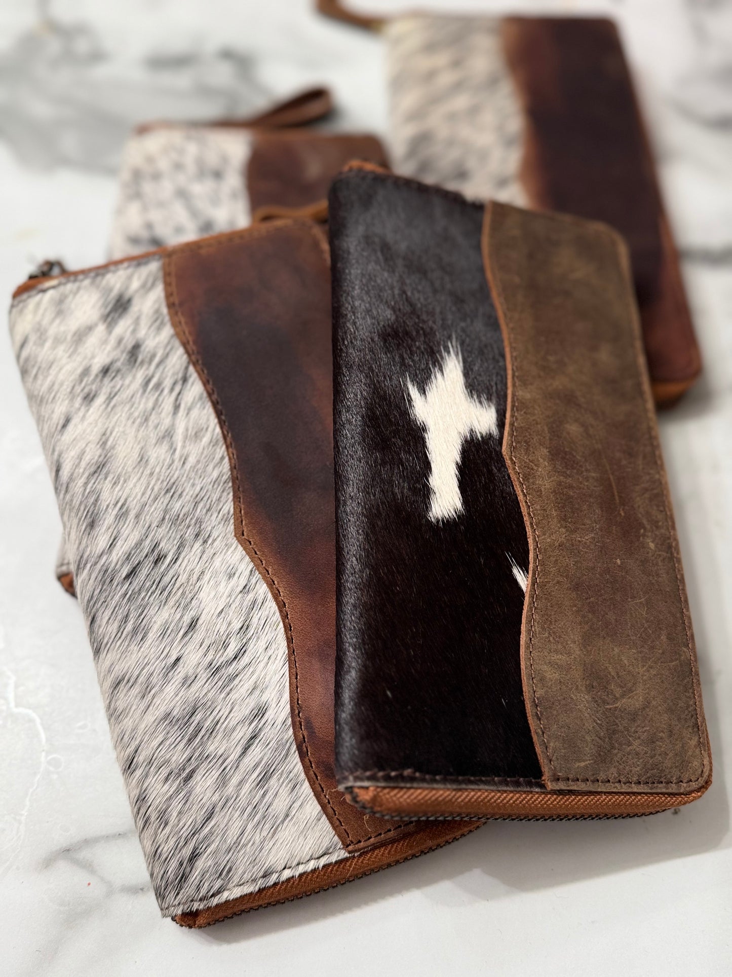 weathered hide wallet