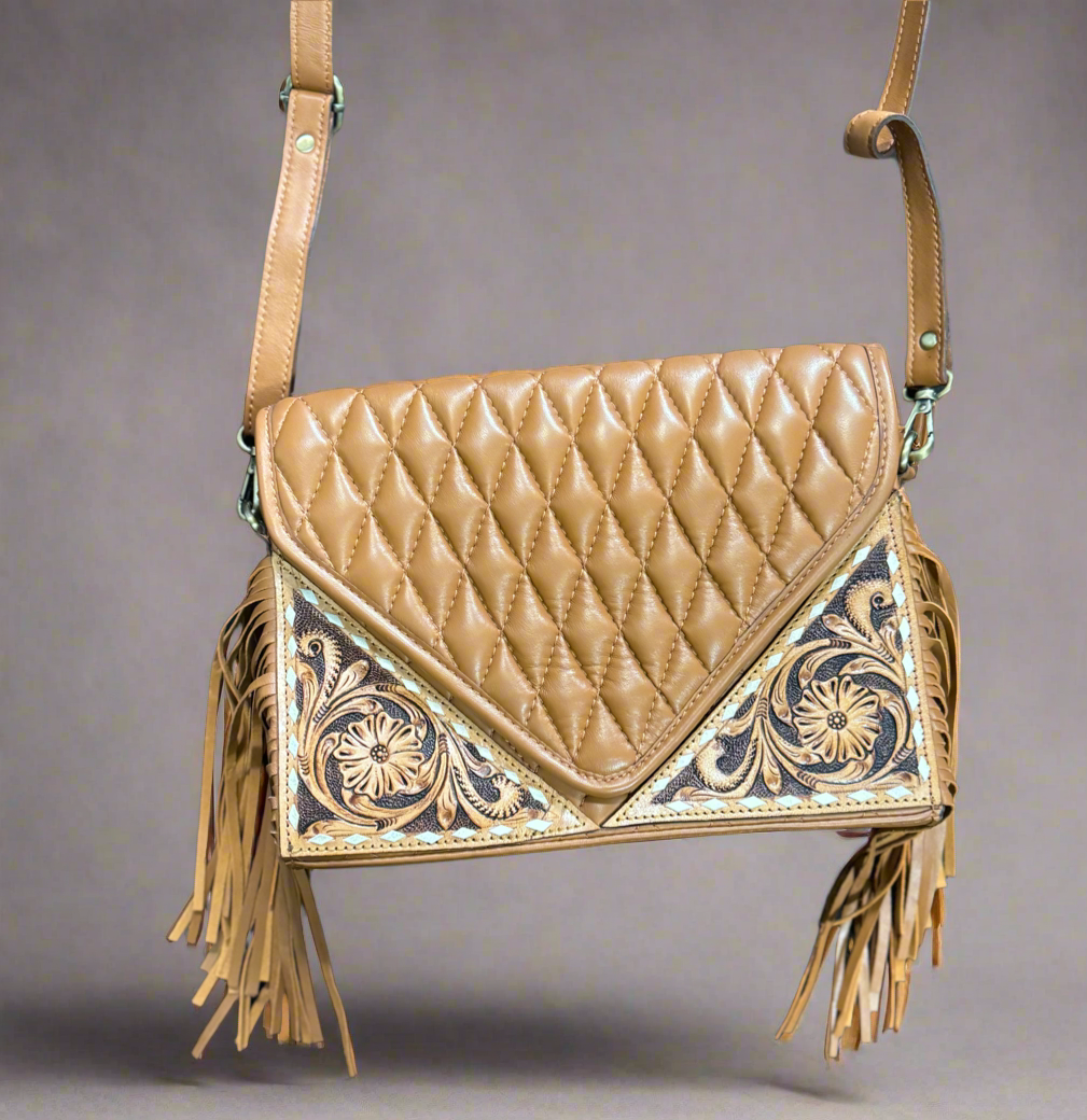 Quilt of glamour+ - quilted and hand tooled leather