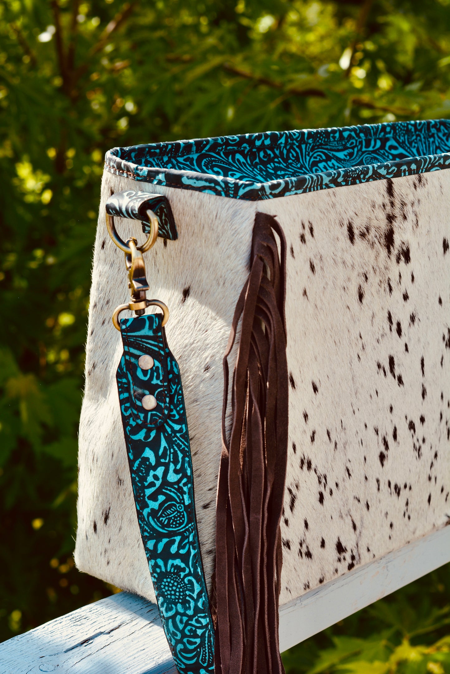Large Cowhide messenger bag