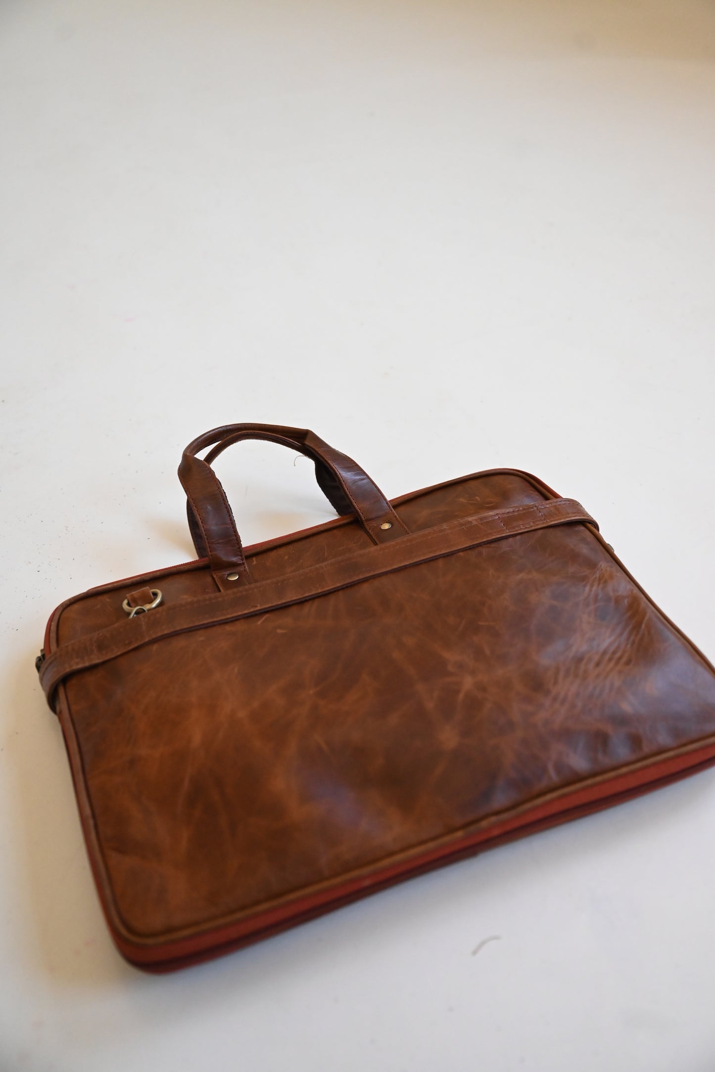 leather laptop bag
