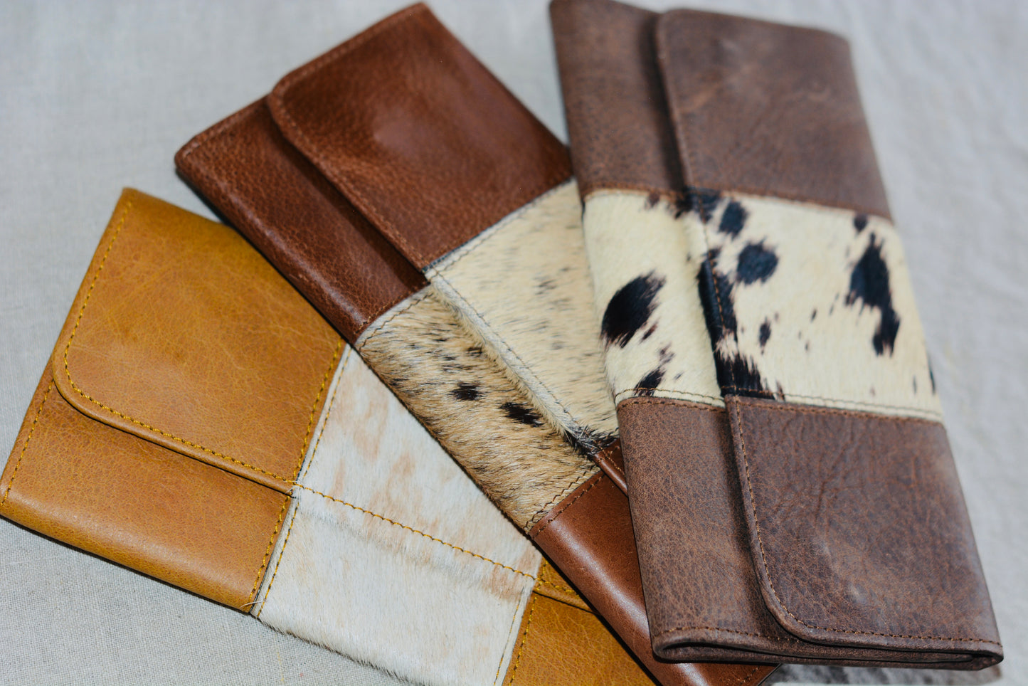 Leather and hide wallet