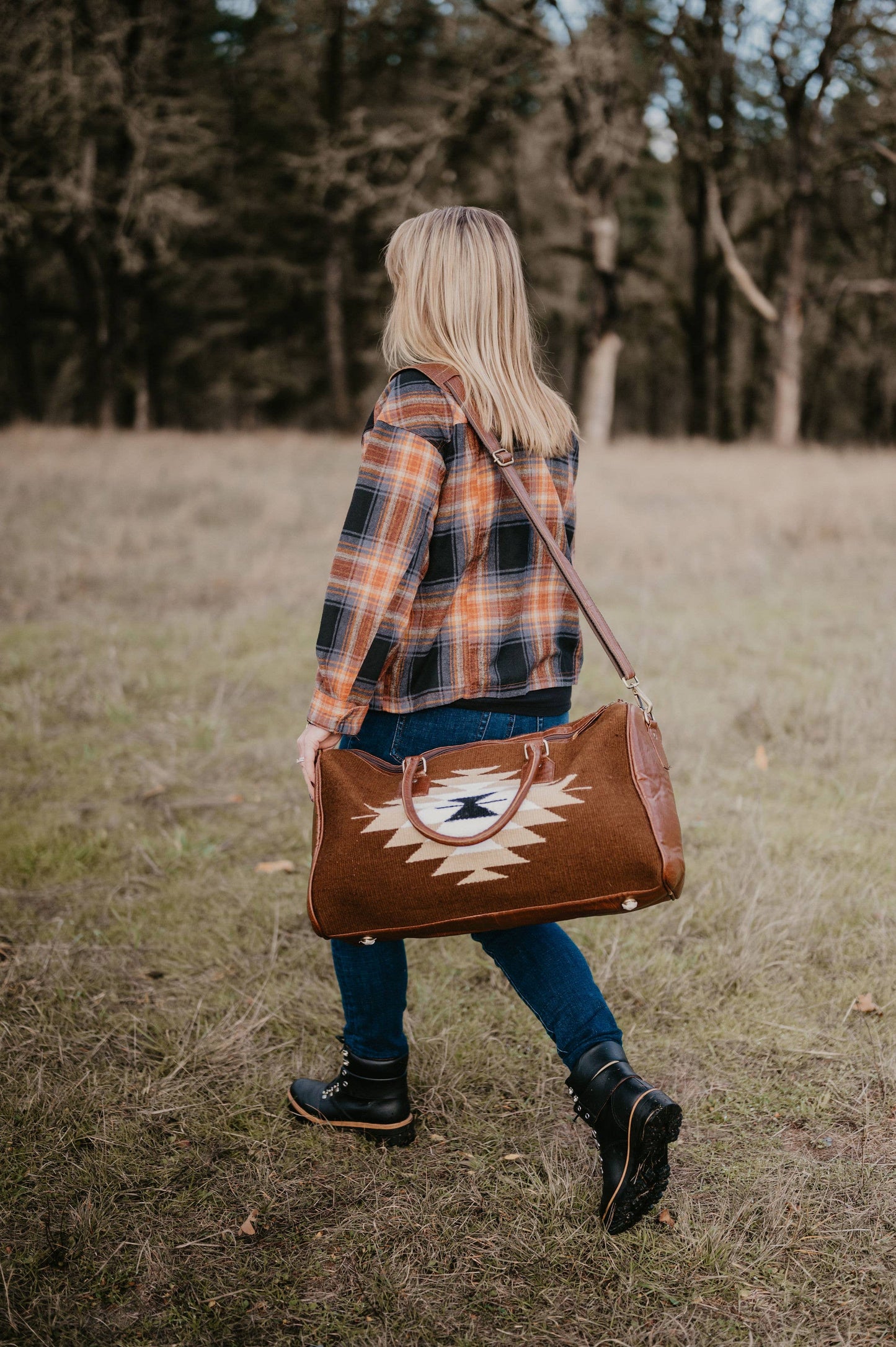 Traveling soul - saddle blanket duffle