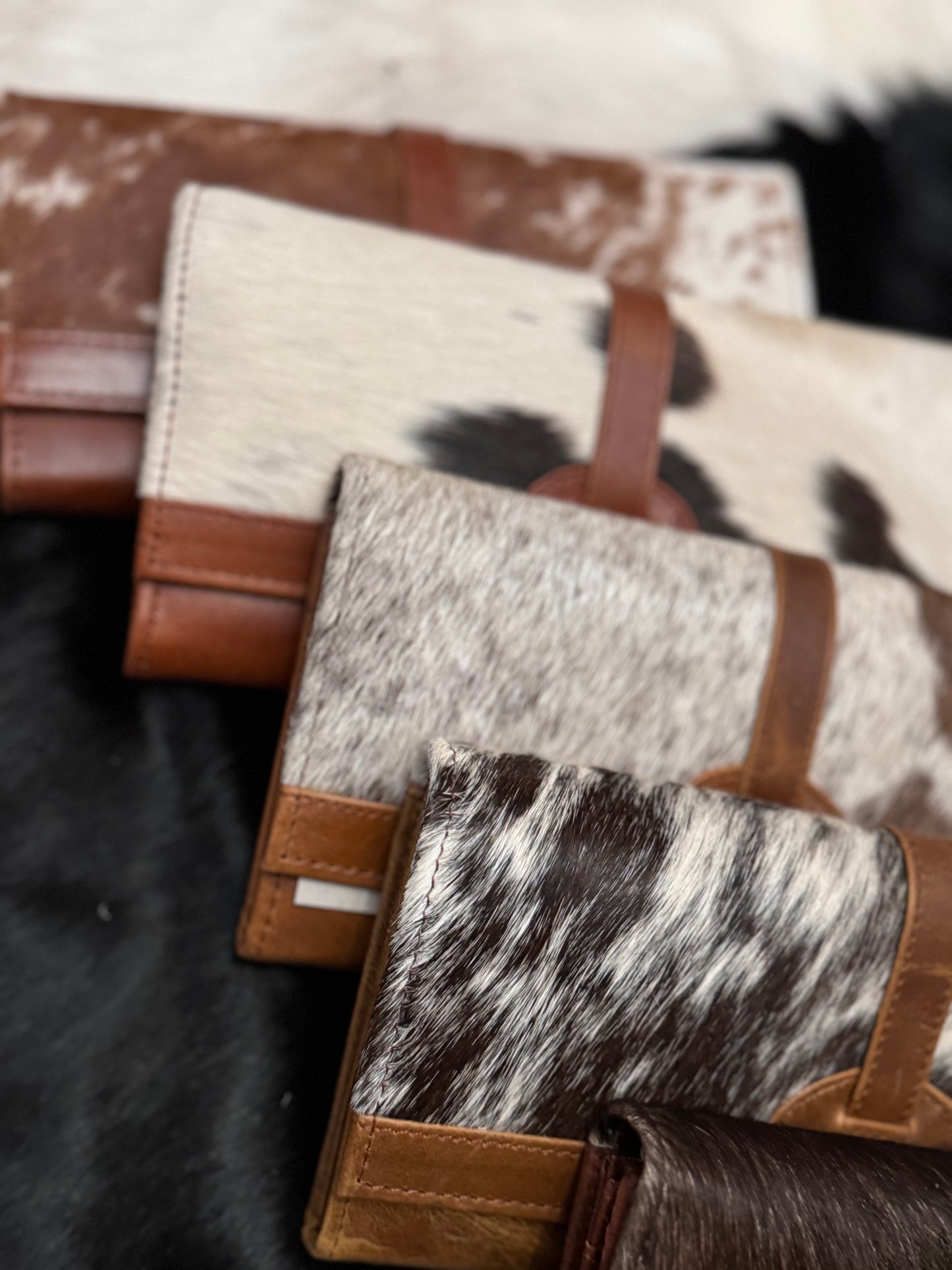Prairie trifold cowhide wallet
