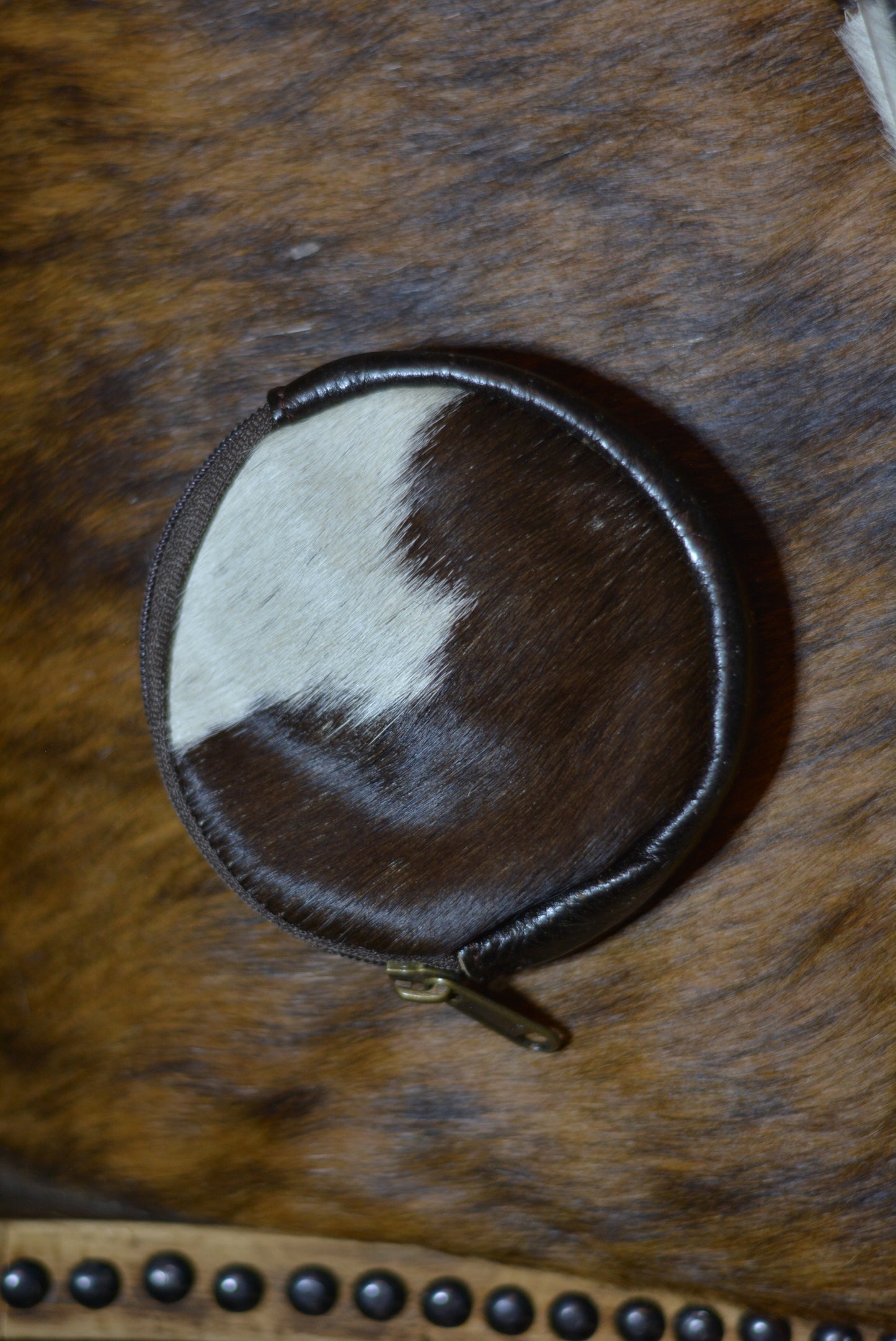 Round coin pouch